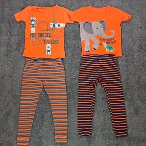 Just One You 3T Pajama Bundle 2 Sets Cotton Snug Fit Elephant Car